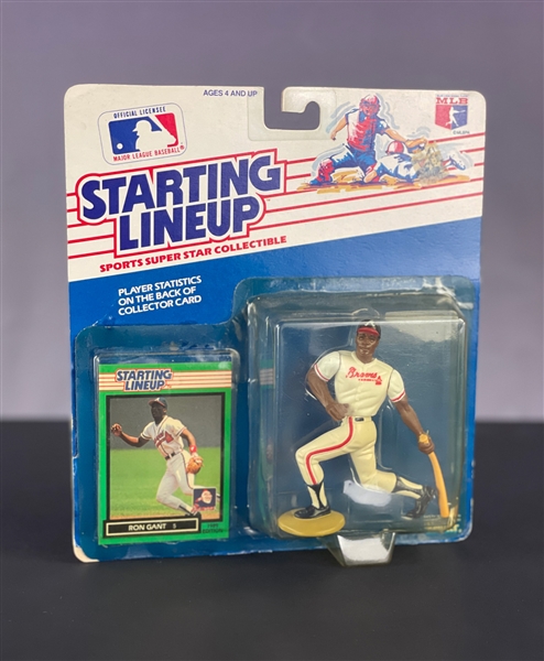 1989 Starting Lineup Baseball Ront Gant Atlanta Braves - Still Sealed