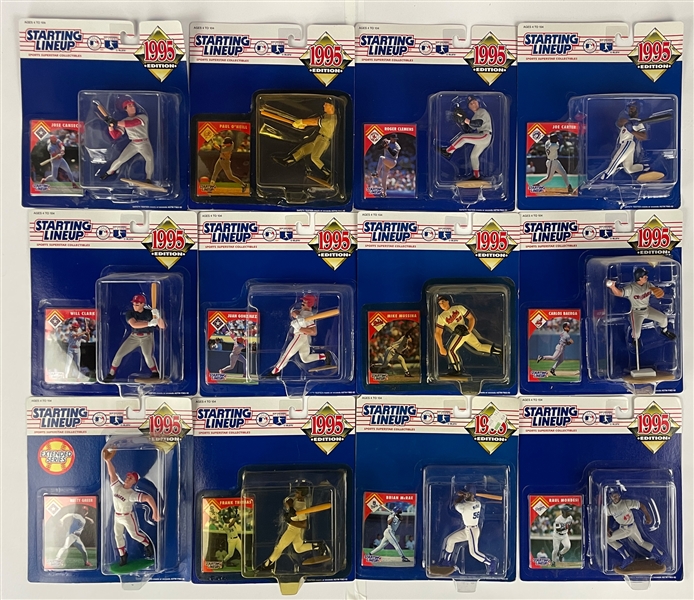 1995 Starting Lineup Baseball Near Set (64/67) Incl. Kenner Shipping Case, 1995 Cooperstown Near Set (9/10) and 43 Extras! 