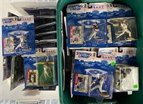 1997 Starting Lineup Baseball Near Set (47/62) Incl. One Hasbro Shipping Case and 37 Extras! 