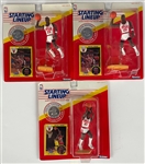 1990-1998 Starting Lineup Basketball Collection of 229 Incl. Three 1991 Michael Jordans