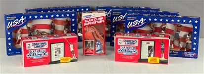 1990-1998 Starting Lineup Basketball Collection of 229 Incl. Three 1991 Michael Jordans
