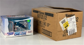 1995 to 1997 Starting Lineup Hockey Collection of 26 Plus 1995 Kenner Shipping Case