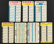 1967-1978 Elvis Presley RCA Calendar Hoard of 139