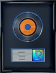RIAA Platinum Record Award for Elvis Presley's 1969 Single <em>In the Ghetto</em> - From the 1992 Graceland Redesign