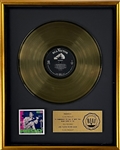 RIAA Gold Record Award for Elvis Presley's 1956 Debut Album <em>Elvis Presley</em> - Certified in 1966