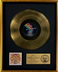 RIAA Gold Record Award for Lynyrd Skynyrd's 1974 LP <em>Second Helping</em> - Awarded to Ronnie Van Zant