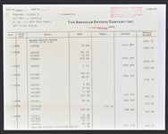 1959 Elvis Presley American Express Check Signed by Vernon Presley (BAS)