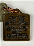 GeeGee Gambill's Pittsburgh Hilton Room Key from Elvis Presley's 1976 New Year's Eve Concert