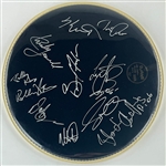 2006 Rolling Stones Rhythym Section Signed Drumhead Incl. Charlie Watts, Darryl Jones, Bobby Keyes and Seven Others (BAS)