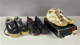 1988-1997 Air Jordan Collection of 10 Different Plus Three Other Jordan/Jumpman Models (13 Total Pairs)