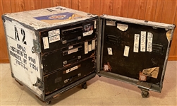 1970's Cheap Trick Touring Guitar/Audio Work Box - Purchased Directly From The Band
