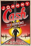 1994 Johnny Cash Bill Graham Presents Concert Poster from The Fillmore