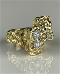 Elvis Presley Owned Box Car Diamond and Gold Ring - Acquired Backstage at His Final Las Vegas Concert on Dec. 12, 1976