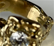 Elvis Presley Owned Box Car Diamond and Gold Ring - Acquired Backstage at His Final Las Vegas Concert on Dec. 12, 1976