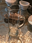 1950's Elvis Presley EP Monogrammed Glass Pitcher - Used in His Bedroom at Graceland - Given to His Uncle Earl 
