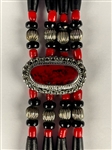 1975 Elvis Presley Stage-Worn Silver and Red Turquoise Native American Necklace - Give to Mary Sumner at the Las Vegas Hilton
