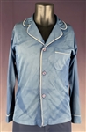 Elvis Presley Owned Blue Pajama Top and Bottoms – Gifted to Ed Hill of the Stamps Quartette During Jungle Room Sessions – Former Mike Moon Collection
