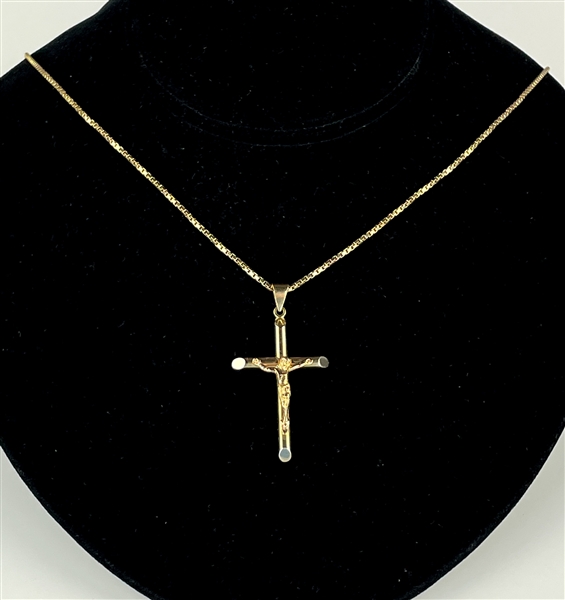 Elvis Presley Owned 18K Gold Crucifix Given to Bodyguard Dave Hebler