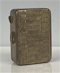 Elvis Presley Owned and Used Ornate Silver Pill Box 