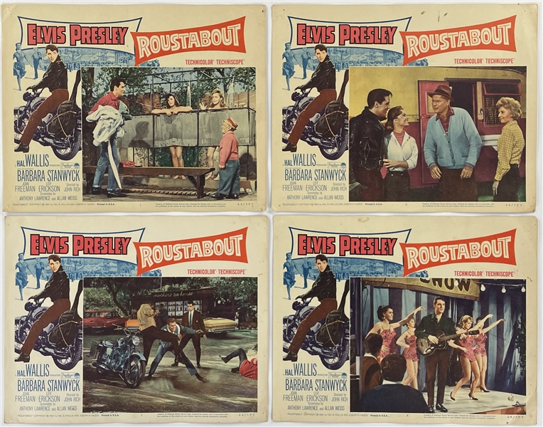 1964 <em>Roustabout</em> Complete Set of 8 Lobby Cards - Starring Elvis Presley
