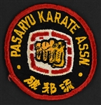 1970s Elvis Presley Worn PaSaRyu Karate Patch from His Instructor Kang Rhee
