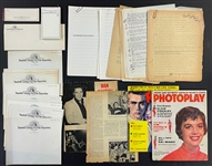 Elvis Presley <em>Love Me Tender</em> Office Files Collection From Trude Forsher Archive (More than 80 Pieces)