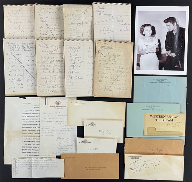 Elvis Presley <em>Loving You</em> Files Collection From Trude Forsher Archive (More than 30 Pieces)