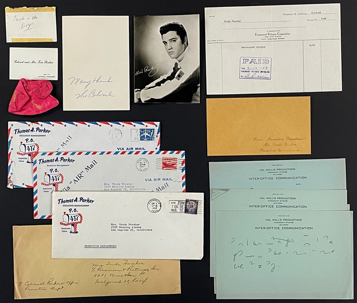 Elvis Presley <em>King Creole</em> Files Collection From Trude Forsher Archive (More than 40 Pieces)