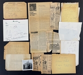 Elvis Presley <em>King Creole</em> Files Collection From Trude Forsher Archive (More than 40 Pieces)