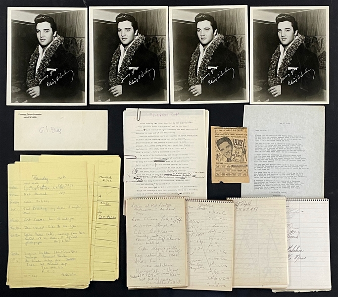 Elvis Presley <em>G.I. Blues</em> Files Collection From Trude Forsher Archive (20+ Pieces)