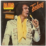 1975 Rare Sealed Elvis Presley LP <em>Today</em> QUADRA DISC LP (APD1-1039)