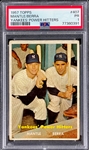 1957 Topps Mantle/Berra Yankees Power Hitters - PSA PR 1