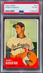 1963 Topps #210 Sandy Koufax - PSA EX-MT 6