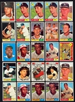 1961 Topps Partial Set (243/587) with Many Hall of Famers and Duplication (357 Total Cards)