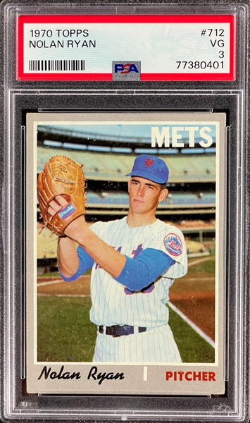 1970 Topps #712 Nolan Ryan - PSA VG 3