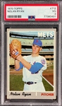 1970 Topps #712 Nolan Ryan - PSA VG 3