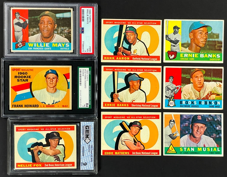 1960 Topps Partial Set (351/572)