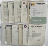 Major League Baseball Letters on Team Stationary (27) 