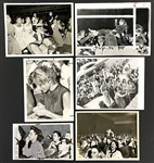 1956-1957 Elvis Presley News Service Photos Collection of Six Featuring Screaming Fans at Concerts and <em>Love Me Tender</em> Opening Night