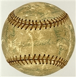 1957 Brooklyn Dodgers Team Signed Baseball with Roy Campanella, Sandy Koufax, Duke Snider - FINAL YEAR IN BROOKLYN! (BAS)