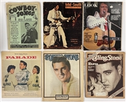 1950's to 1970's Elvis Presley Magazine Collection of 24