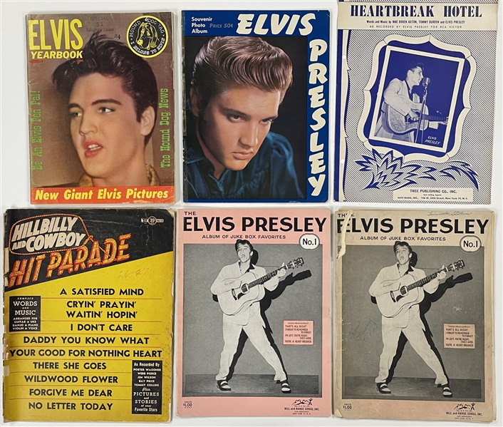 1950s to 1970s Elvis Presley Magazine Collection of 24