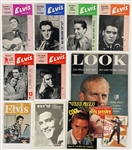 1950's to 1970's Elvis Presley Magazine Collection of 24
