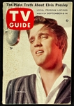 1956 <em>TV Guide</em> Featuring Elvis Presley Cover Promoting His Appearance on <em>The Ed Sullivan Show</em>