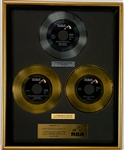 1983 Eurythmics Collection Incl. RCA In-House Gold Record Award, Plus Annie Lennox Signed Pieces (BAS) and Concert Memorabilia (12 Pieces)