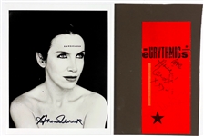 1983 Eurythmics Collection Incl. RCA In-House Gold Record Award, Plus Annie Lennox Signed Pieces (BAS) and Concert Memorabilia (12 Pieces)