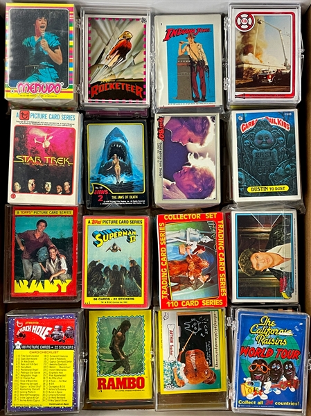 Collection of 35 Non-Sport Card and Sticker Sets - More Than 1,000 Cards