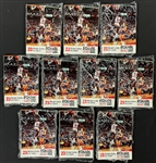 1989 FACTORY SEALED Equal Chicago Bulls Team Sets (10) with Michael Jordan