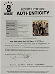 1986 Huey Lewis and The News Band-Signed 45 RPM Single Hip to Be Square (BAS) - Signed on the Cover by All Six Members (BAS)
