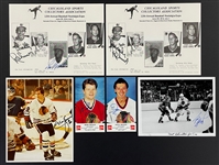 Chicago - Themed Baseball and Hockey Superstars Signed Photo Collection (24) (BAS)